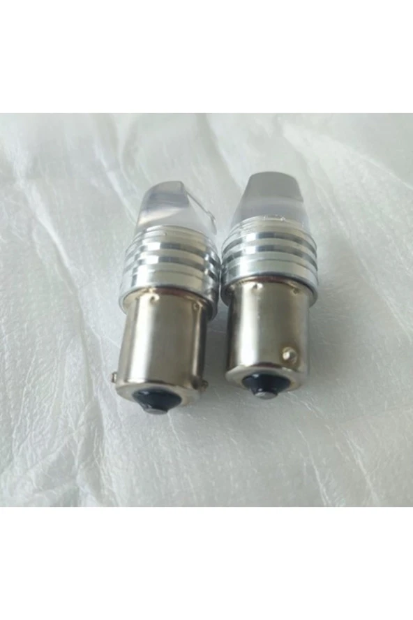 2 Adet Sinyal Stop Ampulü Beyaz Renk 1156 Tek Duy - Resim 2