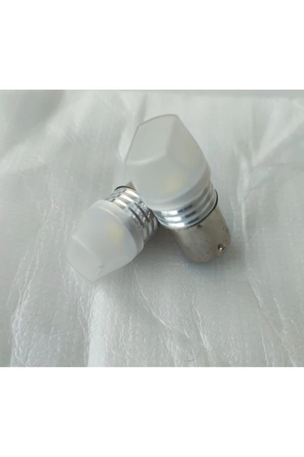 2 Adet Sinyal Stop Ampulü Beyaz Renk 1156 Tek Duy - Resim 3