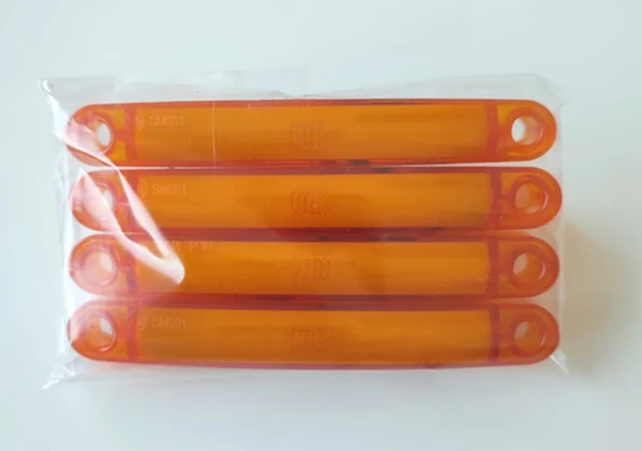 4 Adet Neon Parmak Led Lamba Slim Model Turuncu 12-24 Volt - 2