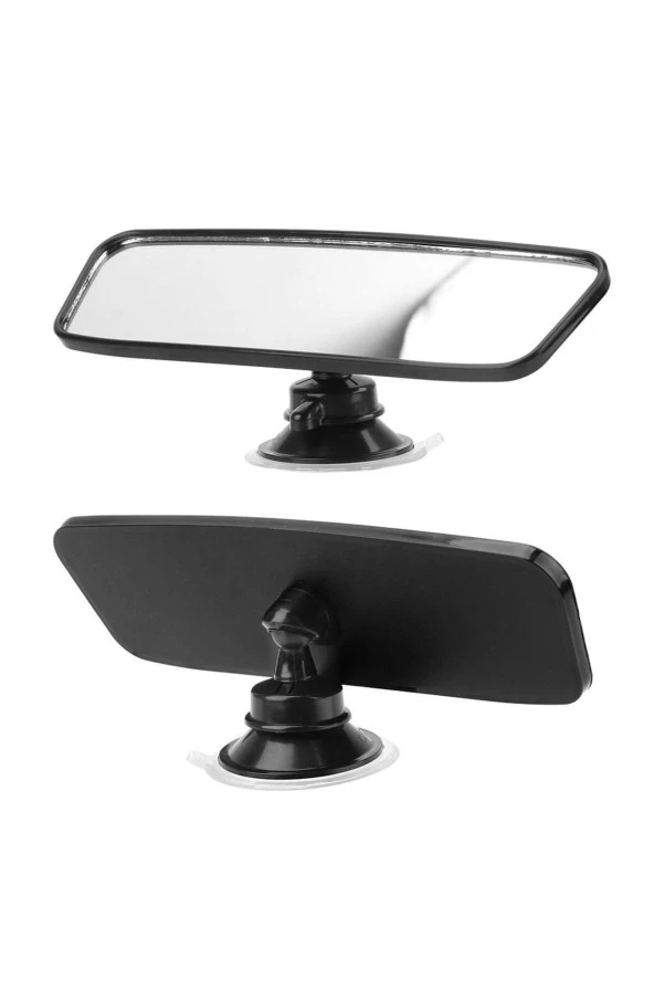 İç Dikiz İlave Ayna 240 mm 360 Derece Ayarlı Vantuzlu - Resim 2