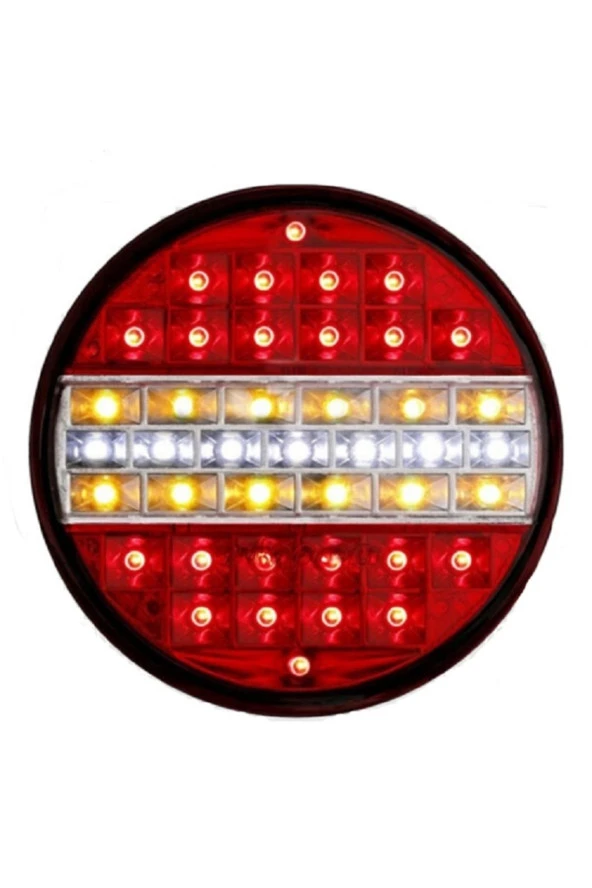 2 Adet Hamburger Ledli Stop Lamba 4 Fonksiyonlu 24v.