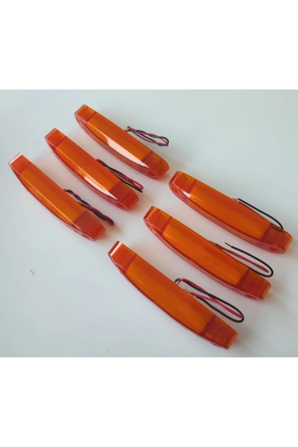 6 Adet Neon Parmak Led Lamba Turuncu 12-24 Volt - 3