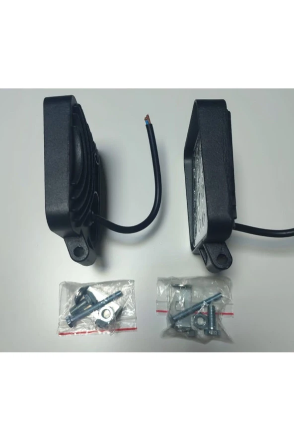 2 Adet Kare Çalışma Lambası Kalın Kasa (28mm) 8-110 Volt 6500k - Resim 2