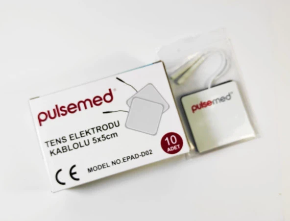 Pulsemed Tens Elektrodu Kablolu 5X5 cm 10 Adet - 3