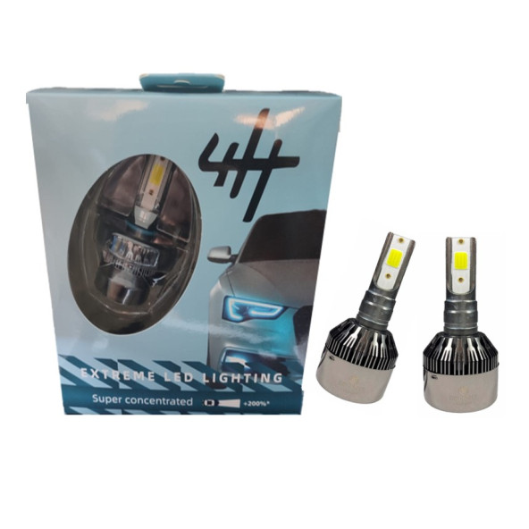 Led Xenon Beyaz H27 Far Ampulu Şimşek Etkili 6500k - 8000 Lümen