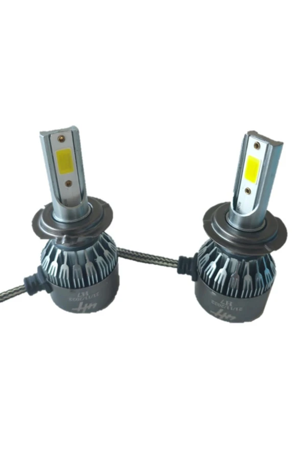 H7 Xenon Far Ampulu Şimşek Etkili Soğutma Fanlı 6500 Kelvin 8000 Lümen - Resim 3