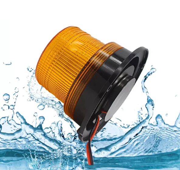 Tepe Lambası Çakarlı Mıknatıslı 3 Modlu 8-110 Volt - Resim 4