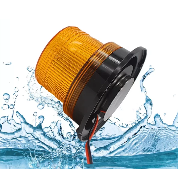 Çakar Tepe Lamba Ledli 3 Fonksiyonlu Turuncu 8v-110v - Resim 4