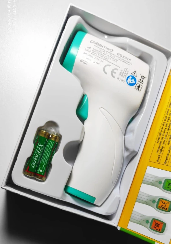 Pulsemed Renkli Ekran Temassız Kızılötesi Ateş Ölçer BSX916