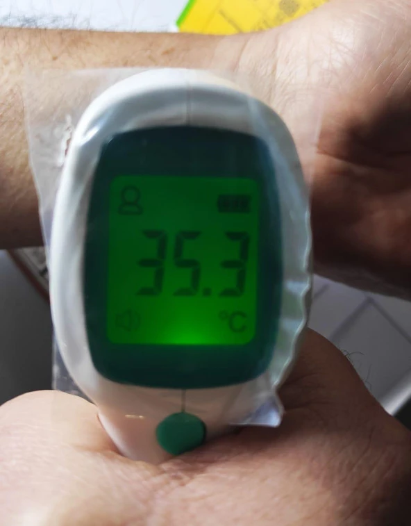 Pulsemed Renkli Ekran Temassız Kızılötesi Ateş Ölçer BSX916 - 4