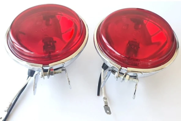 Oben 9 cm Krom Stop Lambası H3 Ampullü 2' Li - 3