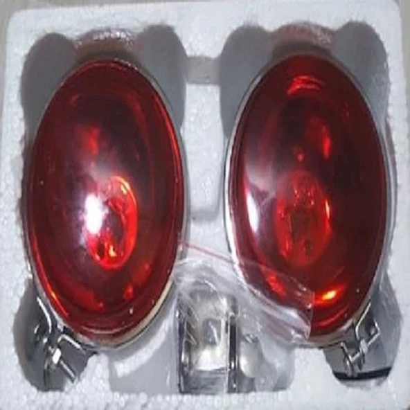 Oben 9 cm Krom Stop Lambası H3 Ampullü 2' Li