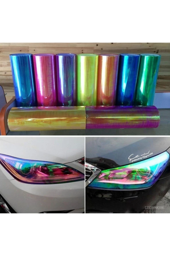 Far Stop Filmi Colormatik Açık Sarı 30 Cm X 100 Cm ürün görseli 1