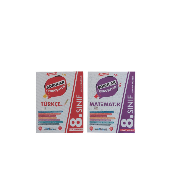 PRUVA AKADEMİ 8.SINIF SORULAR KONUŞUYOR MATEMATİK + TÜRKÇE