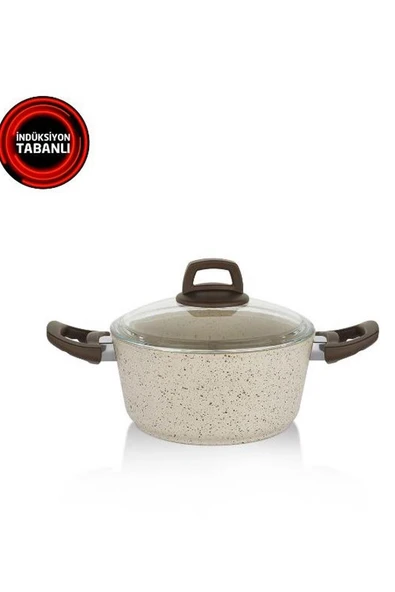 Schafer Profuse Granit 20x9.5 cm Derin Tencere-Krem İndüksiyon Tabanlı 2 lt ürün görseli