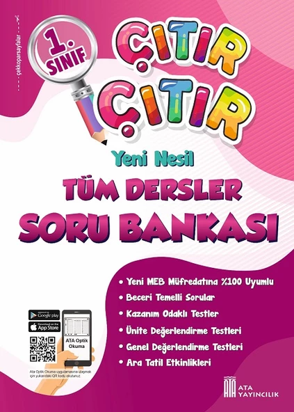 1.Sınıf Çıtır Çıtır Tüm Dersler Soru Bankası + Hafta Sonu Ödevlerim - Resim 2