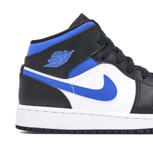Nike Air Jordan 1 Mid Black Royal 554724-140 - 2