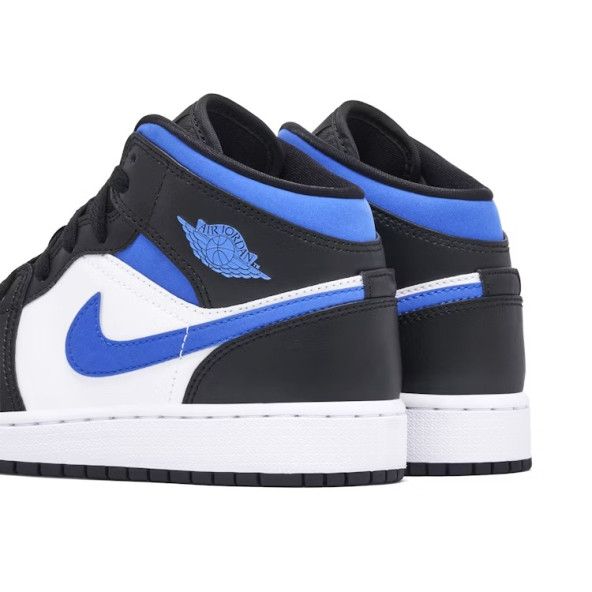 Nike Air Jordan 1 Mid Black Royal 554724-140 - 4