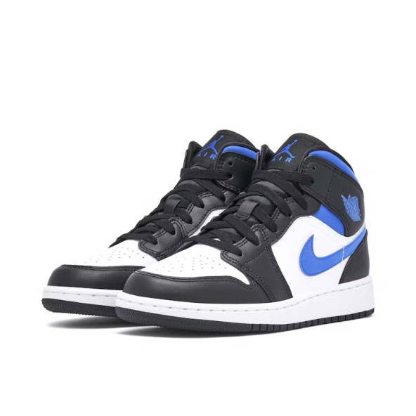 Nike Air Jordan 1 Mid Black Royal 554724-140 - 6