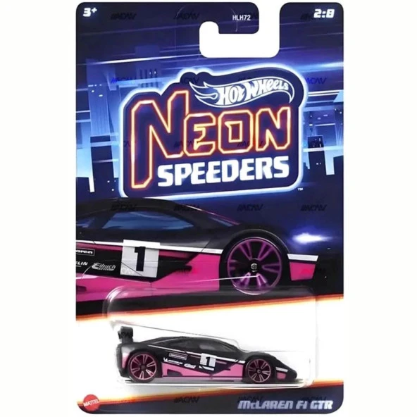 Hot Wheels Neon Yarışçılar Hlh72 - Mclaren F1 Gtr Hrw76