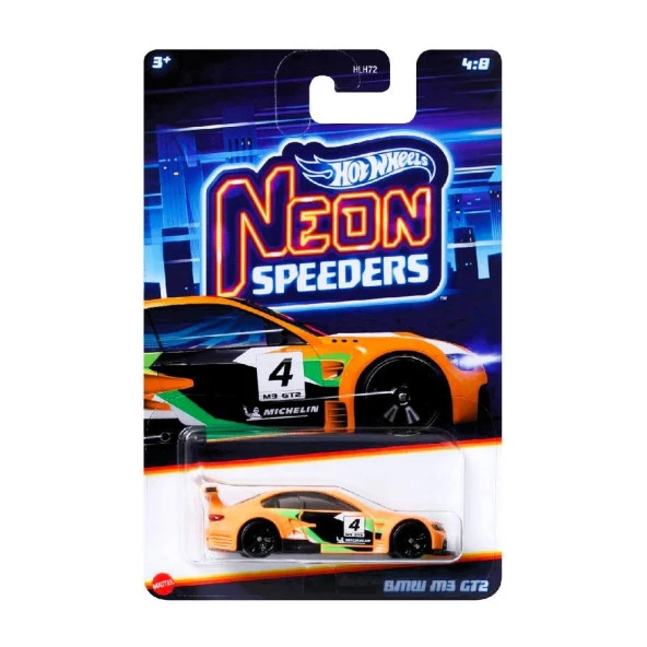 Hot Wheels Neon Yarışçılar Hlh72 - Bmw M3 Gt2 Hrw78