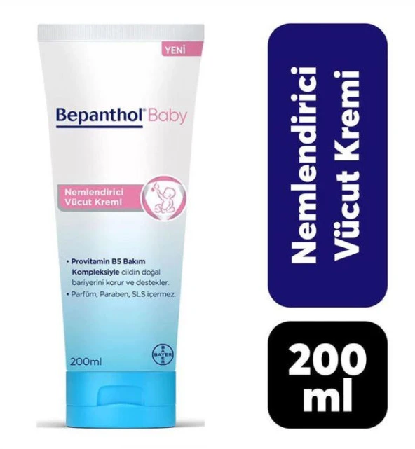 Bepanthol Baby Nemlendirici Vücut Kremi 200 Ml