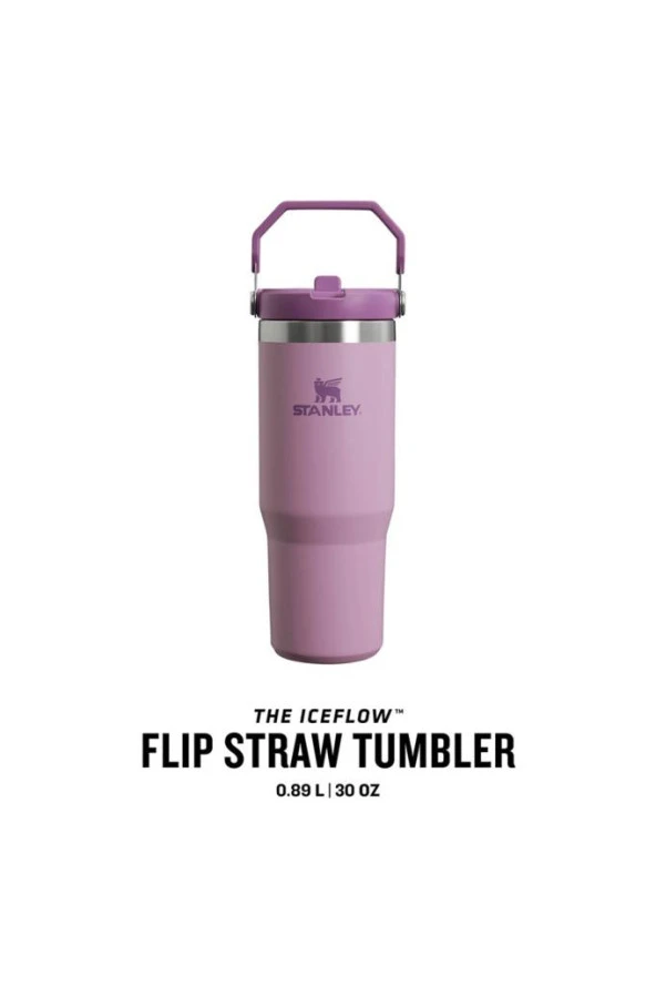 Stanley The IceFlow™ Flip Straw Tumbler 0.89L / 30oz Lila