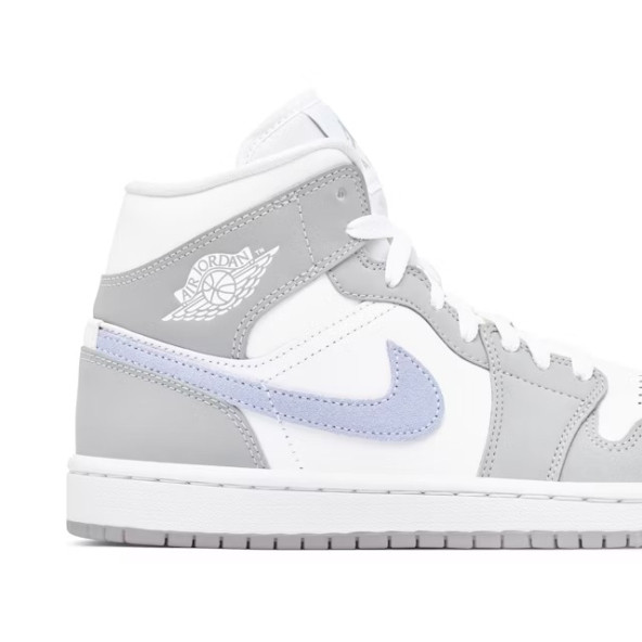 Nike Air Jordan 1 Mid Wolf Aluminum DZ1557-100 - 2