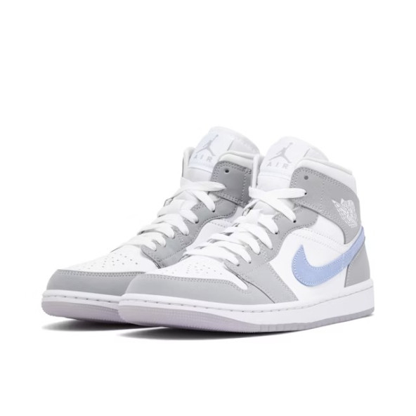 Nike Air Jordan 1 Mid Wolf Aluminum DZ1557-100 - 6