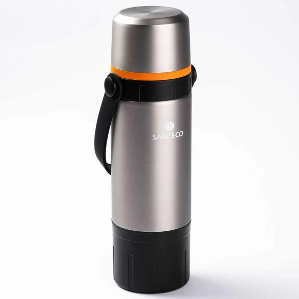 TANTİTONİ ÇİFT KATMANLI KAHVE DEMLEME APARATLI PASLANMAZ ÇELİK TERMOS 650ML