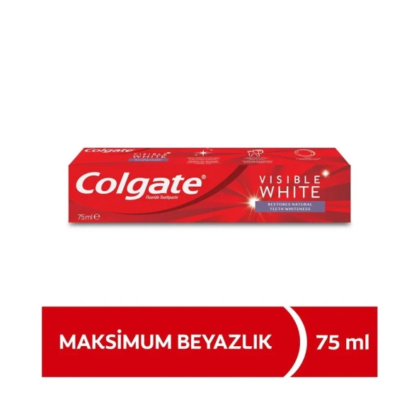 Colgate Visible White Diş Macunu 75 Ml 3 Adet