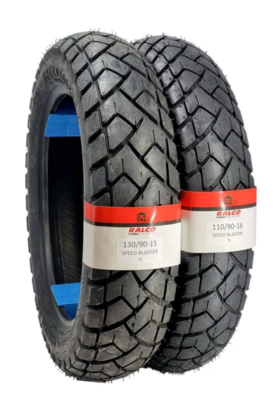 130/90-15 VE 110/90-16 TL (TUBELESS - DUBLEKS) CHOPPER LASTİK TAKIMI