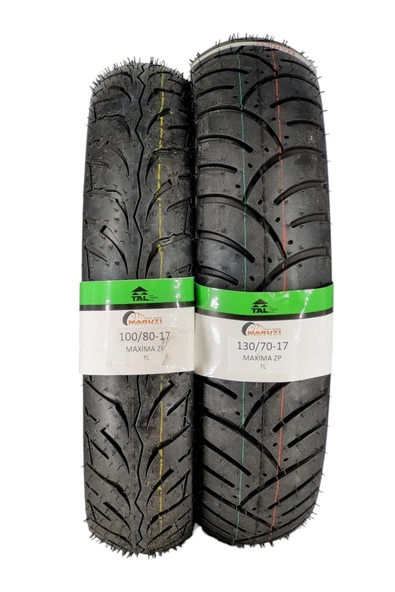 130/70-17 VE 100/80-17 MOTOSİKLET LASTİK TAKIMI TL (TUBELESS - DUBLEKS)