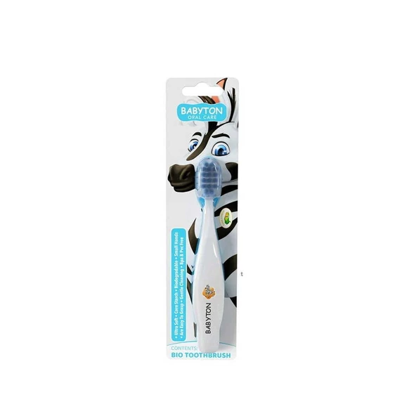 Babyton Oral Care Bio Yumuşak Diş Fırçası - Zebra