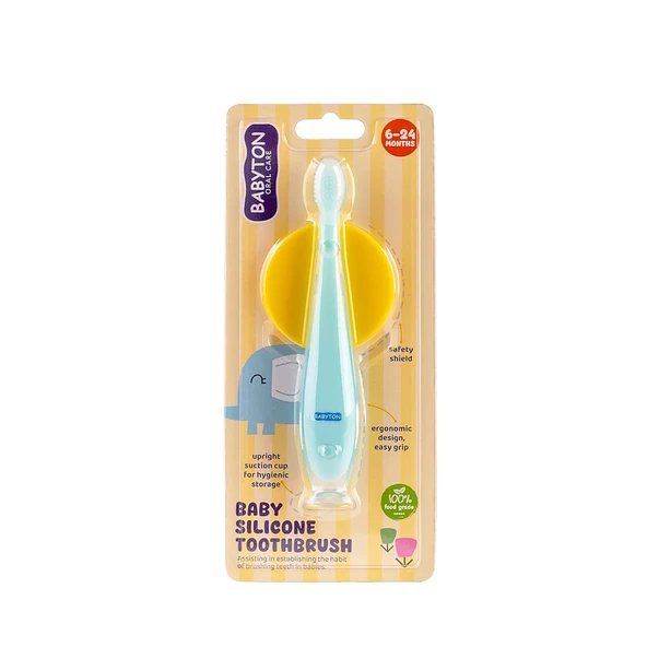 Babyton Oral Care Silikon Diş Fırçası 6-24 Ay