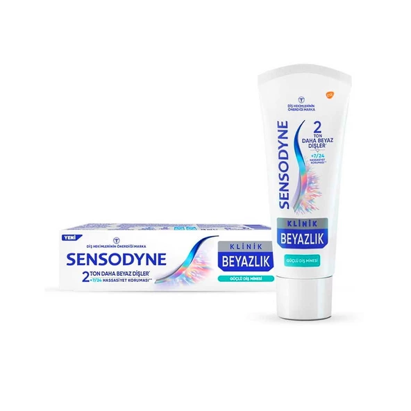 Sensodyne Klinik Beyazlık Güçlü Diş Minesi Diş Mac