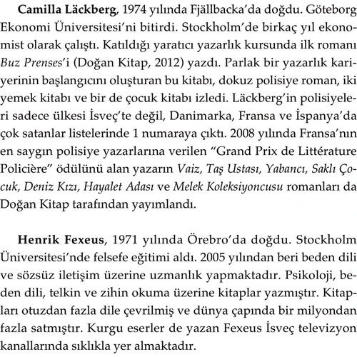 ŞİFRE  CAMILLA LACKBERG  DOĞAN KİTAP - 3
