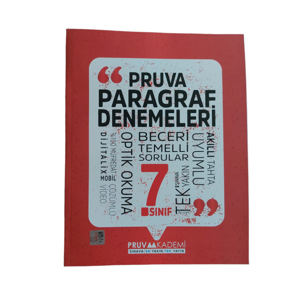 PRUVA AKADEMİ 7.SINIF PARAGRAF SINAV MODU
