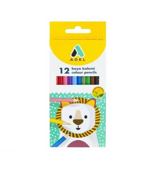 Adel Boyama Seti 12 Renk Pastel+Sulu+Kuru Boya+Keçeli Kalem - 4