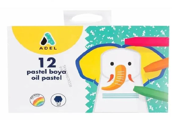 Adel Boyama Seti 12 Renk Pastel+Sulu+Kuru Boya+Keçeli Kalem - 2
