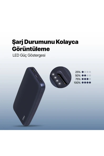Ttec 2BB204L1 ChargeUp 10.000 mAh Taşınabilir Şarj Aleti / Powerbank - 5