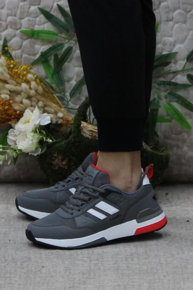 Kinetix Blaze Tx Gri Rahat Orijinal Ürün Erkek Spor Ayakkabı - Resim 3