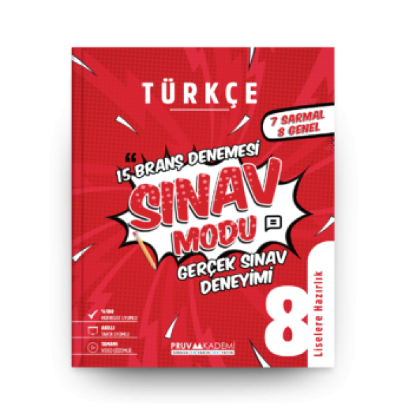 PRUVA AKADEMİ 8.SINIF TÜRKÇE SINAV MODU