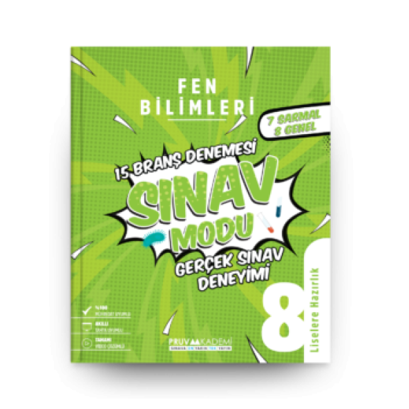 PRUVA AKADEMİ 8.SINIF FEN BİLİMLERİ SINAV MODU