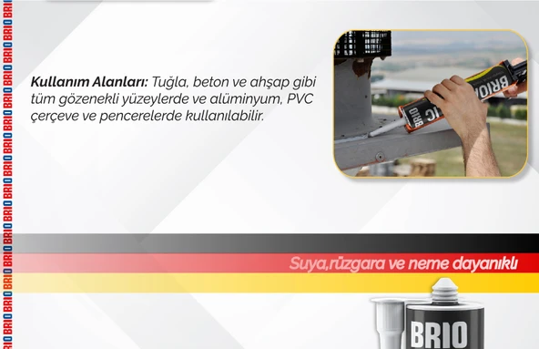 Brio Mastik Silikonize 500 Gr Altın Meşe 6'lı Paket - 4