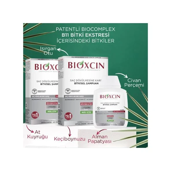 Bioxcin Şampuan Klasik 300 Ml ( Kuru/Normal Saç ) - 6