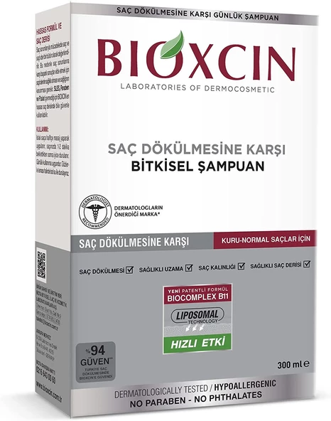 Bioxcin Şampuan Klasik 300 Ml ( Kuru/Normal Saç )
