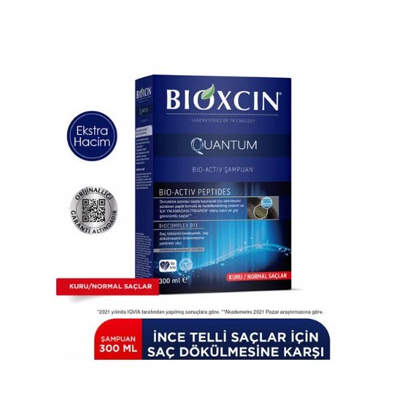 Bioxcin Şampuan Quantum 300 Ml ( Kuru/Normal Saç ) - 6