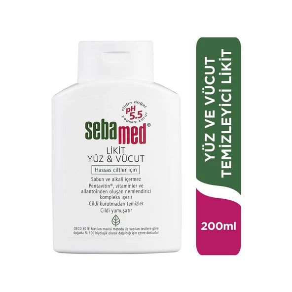 Sebamed Yüz & Vücut Temizleme Jeli 200 Ml