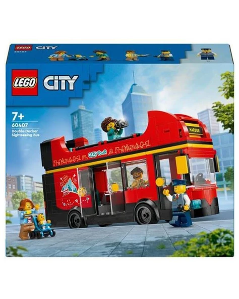 Lego City Kırmızı İki Katlı Gezi Otobüsü 60407